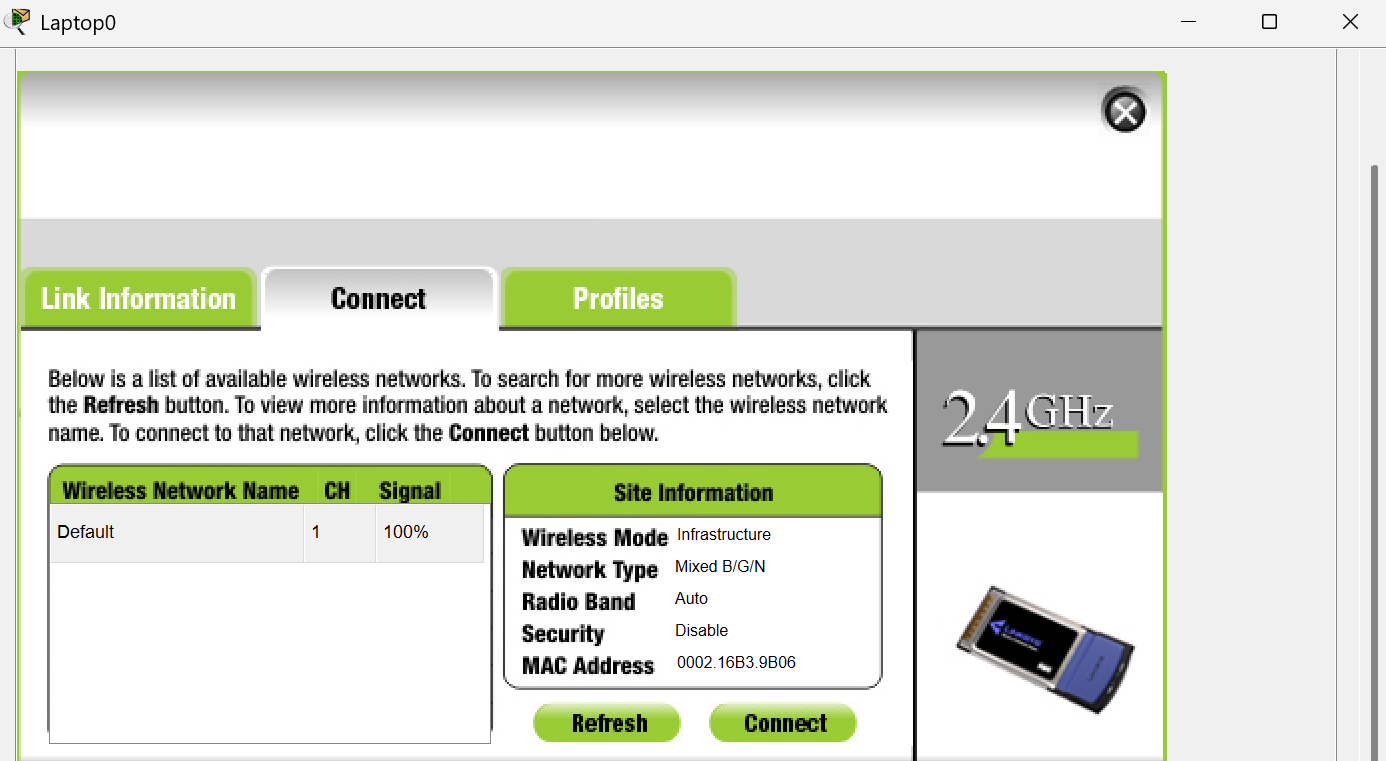 Default Security Settings