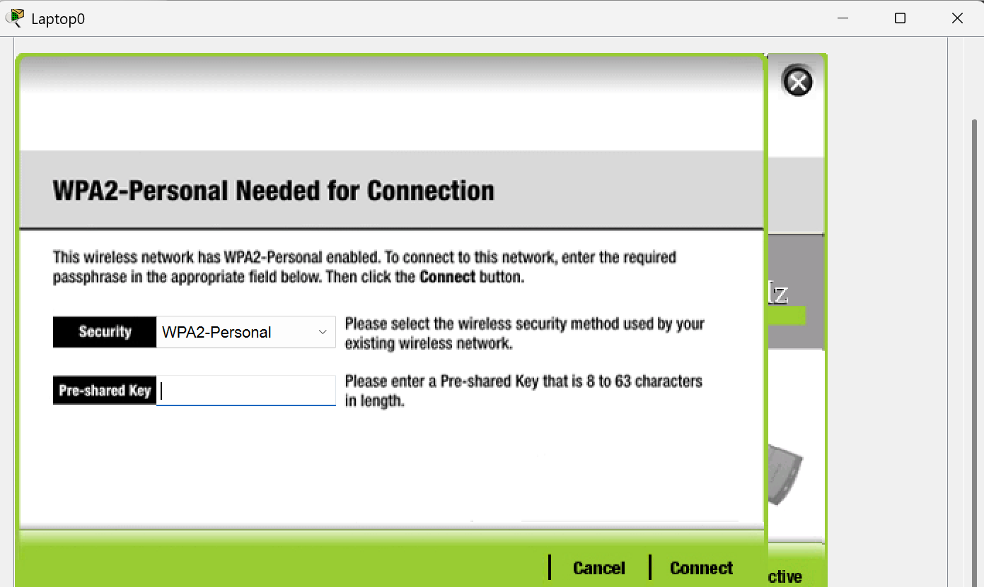 Client WPA2 Settings